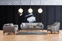 Atelier Del Sofa Sofá 3 Plazas Grey Gris 220 cm Comodidad y Diseño Elegante